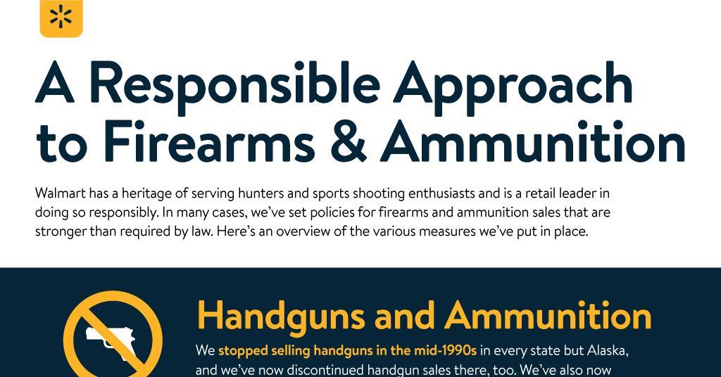 Compliance key to Walmart’s revised stance on firearms Article