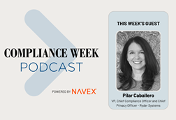 Pilar Caballero, Vice President, Chief Compliance Officer and Chief Privacy Officer, Ryder Systems