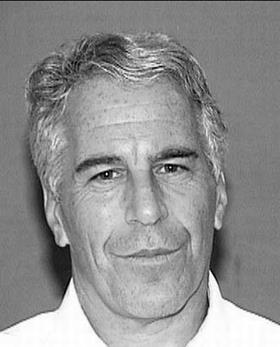 Epstein mug shot BW