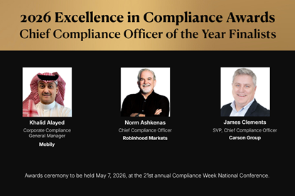 Chief Compliance Officer of the Year Finalists