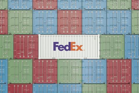 FedEx containers